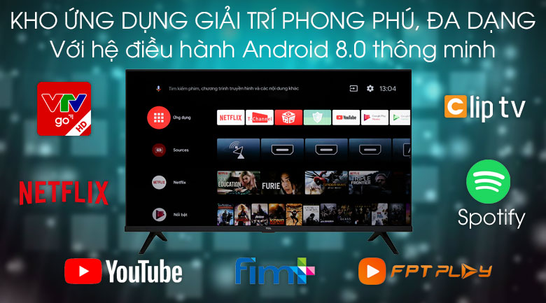 Android Tivi TCL 40 inch L40S66A - Hệ điều hành Android Tivi TCL 40 inch L40S66A - Hệ điều hành