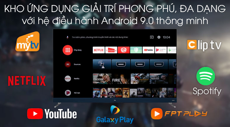 Android Tivi TCL 4K 55 inch L55C8