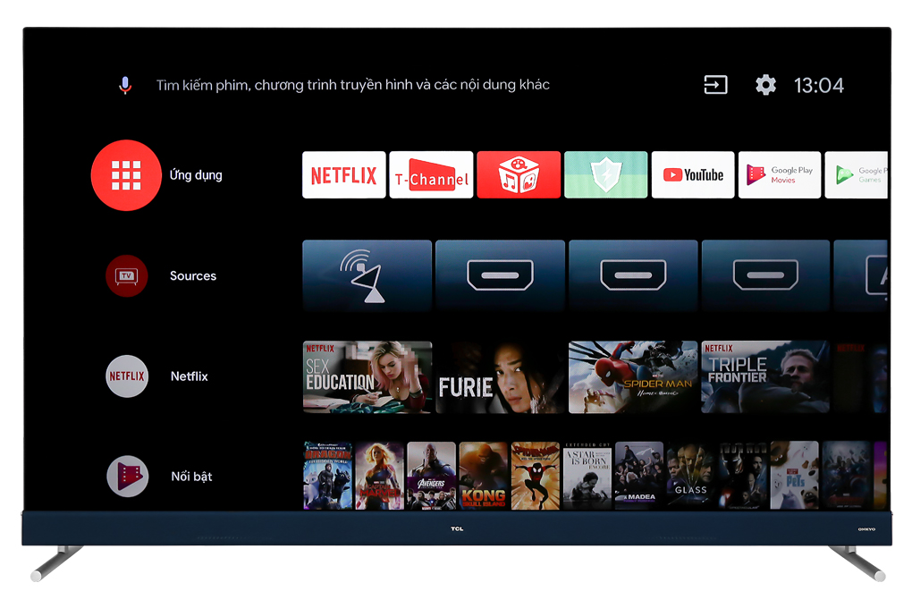 Android Tivi TCL 4K 55 inch L55C8 - giá tốt, có trả góp