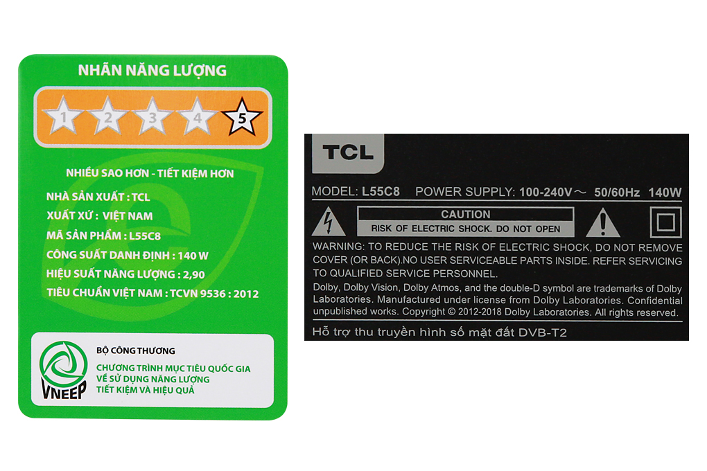 Android Tivi TCL 4K 55 inch L55C8