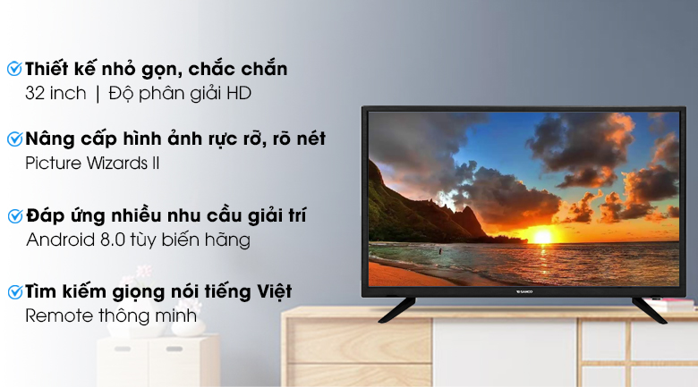 Android Tivi Sanco 32 inch H32V300