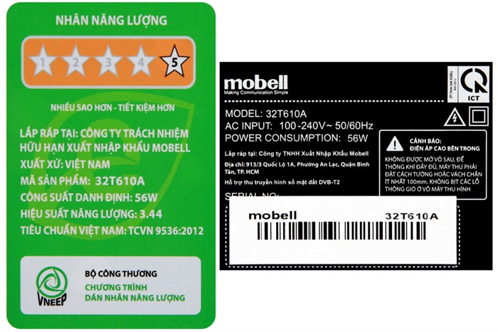 Tivi Mobell 32 inch 32T610A