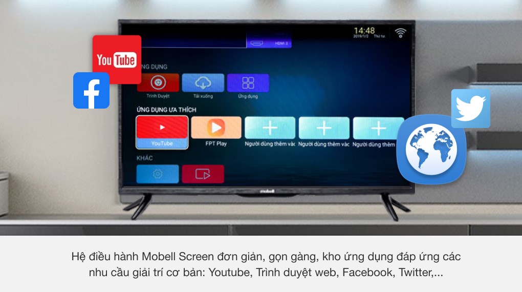 Smart Tivi Mobell 32 inch 32W600A1