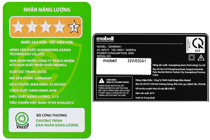 Smart Tivi Mobell 32 inch 32W600A1