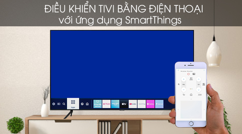 SmartThings - Smart Tivi QLED Samsung 4K 55 inch QA55Q60T