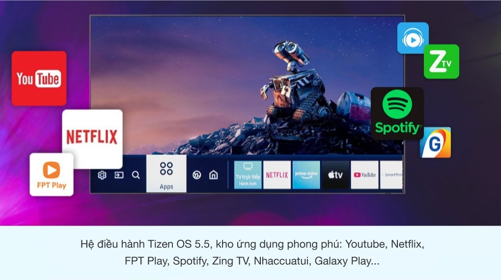 Smart Tivi QLED Samsung 4K 55 inch QA55Q60T