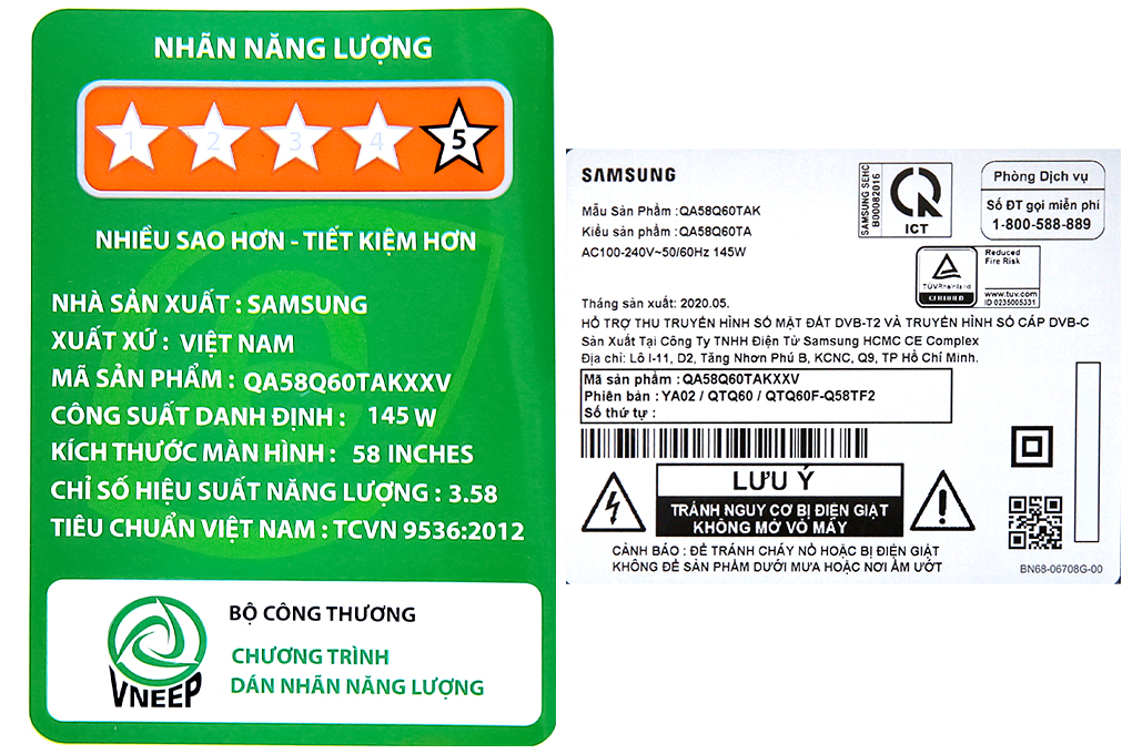 Smart Tivi QLED Samsung 4K 58 inch QA58Q60T - 9