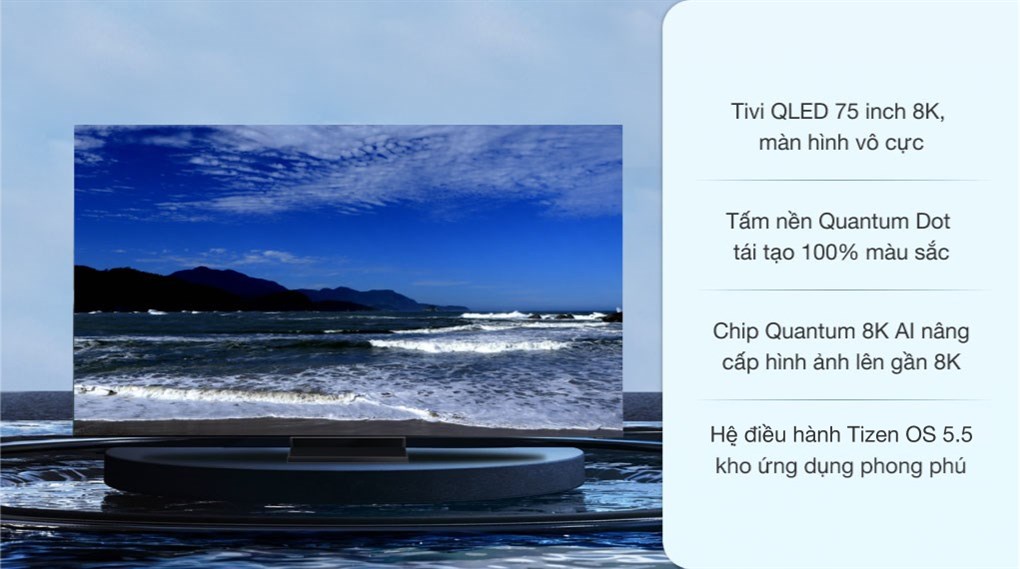 Smart Tivi QLED Samsung 8K 75 inch QA75Q950TS