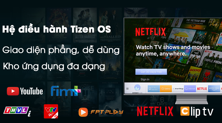 Smart Tivi QLED Samsung 8K 75 inch QA75Q800T - Hệ điều hành Tizen OS Smart Tivi QLED Samsung 8K 75 inch QA75Q800T - Hệ điều hành Tizen OS