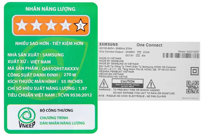 Smart Tivi QLED Samsung 4K 55 inch QA55Q95T Màu Đen