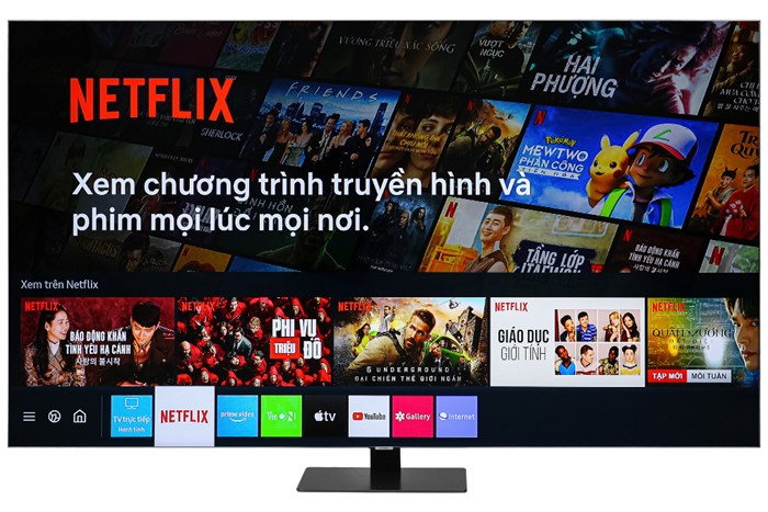 Smart Tivi QLED Samsung 4K 85 inch QA85Q80T Màu Đen