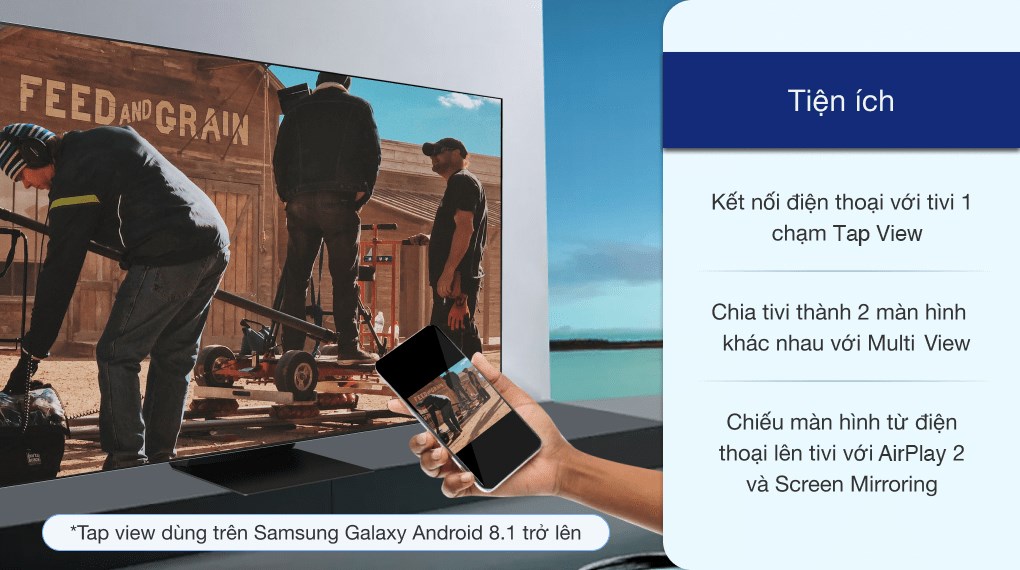 Smart Tivi QLED Samsung 4K 55 inch QA55Q80T