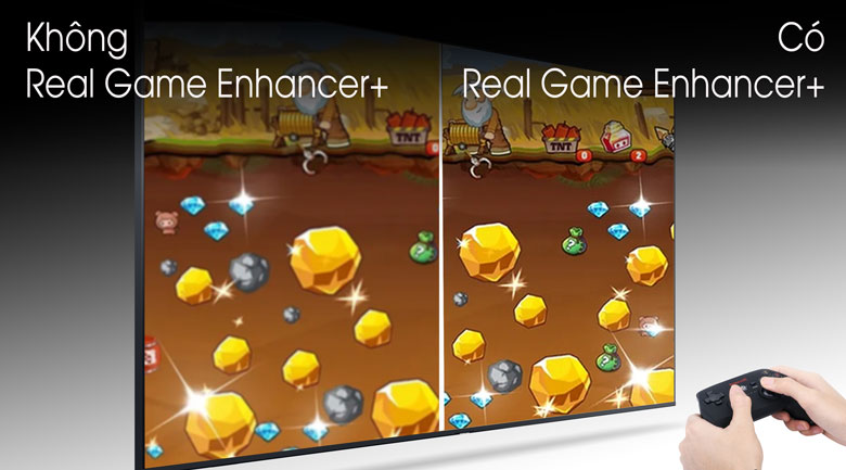 Real Game Enhancer+ - Smart Tivi QLED Samsung 4K 55 inch QA55Q80T
