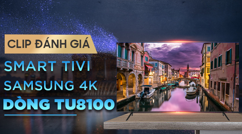 Smart Tivi Samsung 4K Crystal UHD 65 inch UA65TU8100