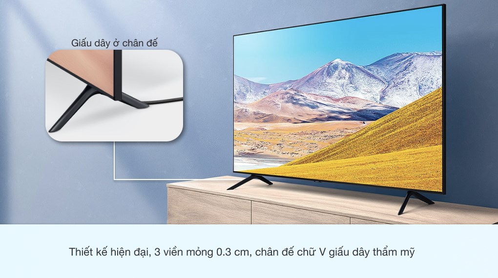 Smart Tivi Samsung 4K Crystal UHD 65 inch UA65TU8100
