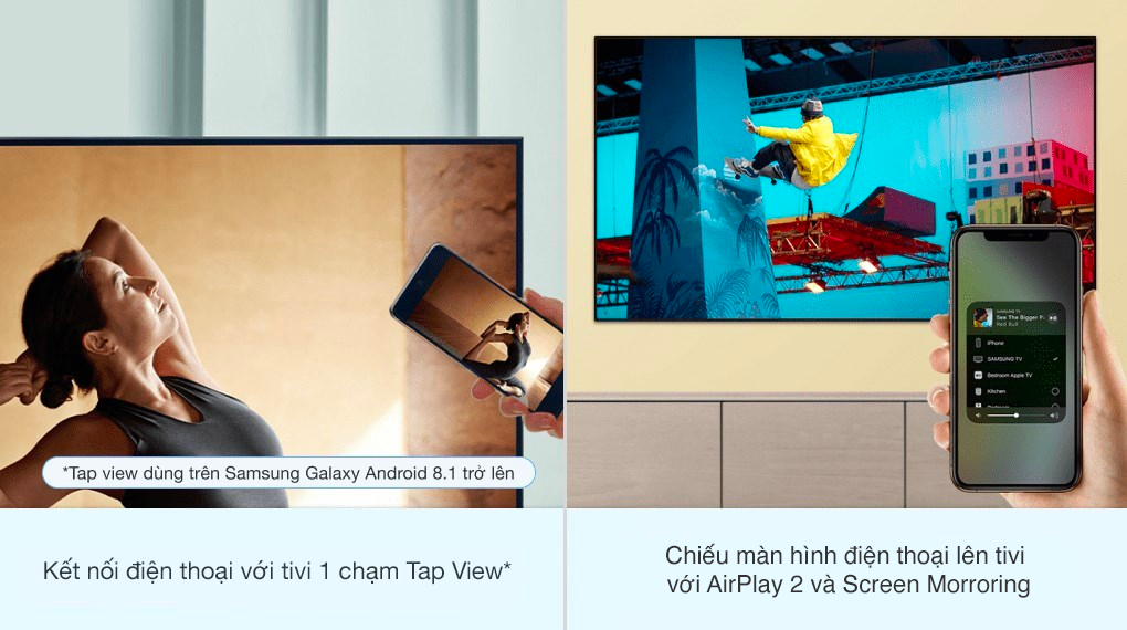 Smart Tivi Samsung 4K Crystal UHD 55 inch UA55TU8100