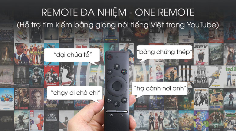 One Remote - Smart Tivi Samsung 4K 55 inch UA55TU8100