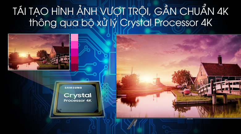 Crystal Processor 4K - Smart Tivi Samsung 4K 50 inch UA50TU8100