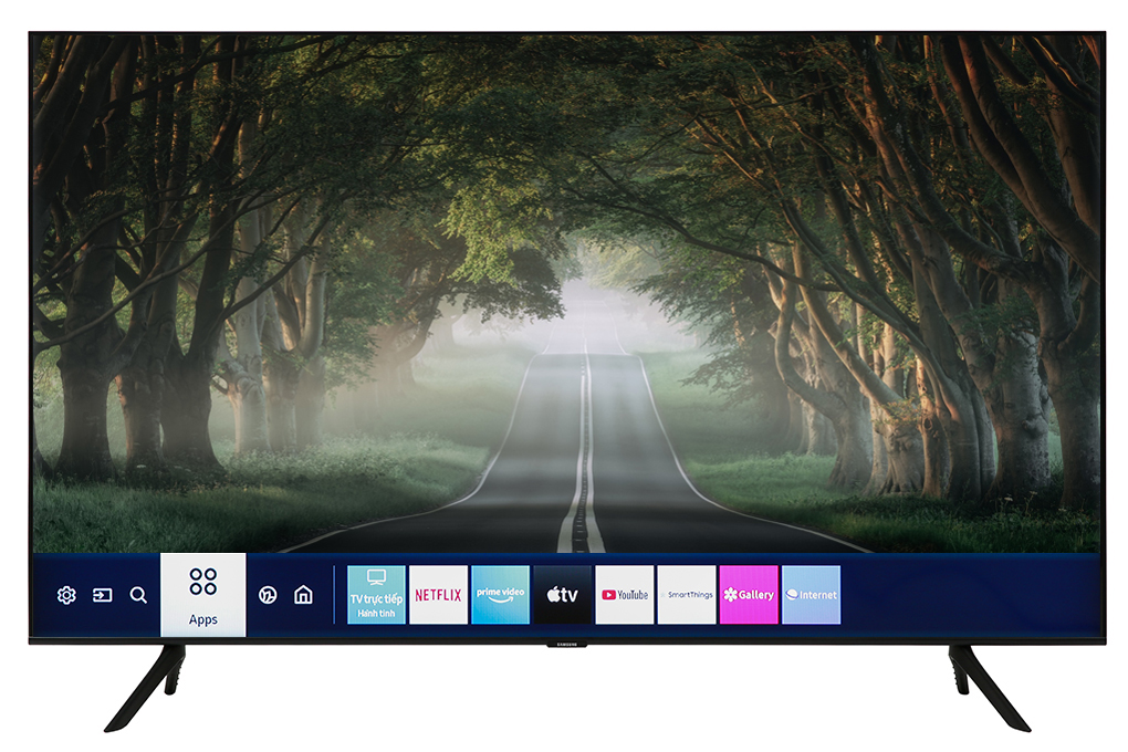 Smart Tivi Samsung 4K Crystal UHD 50 inch UA50TU8100 Màu Đen