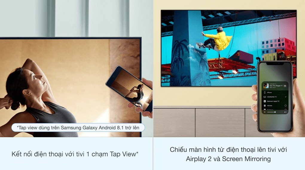 Smart Tivi Samsung 4K Crystal UHD 43 inch UA43TU8100