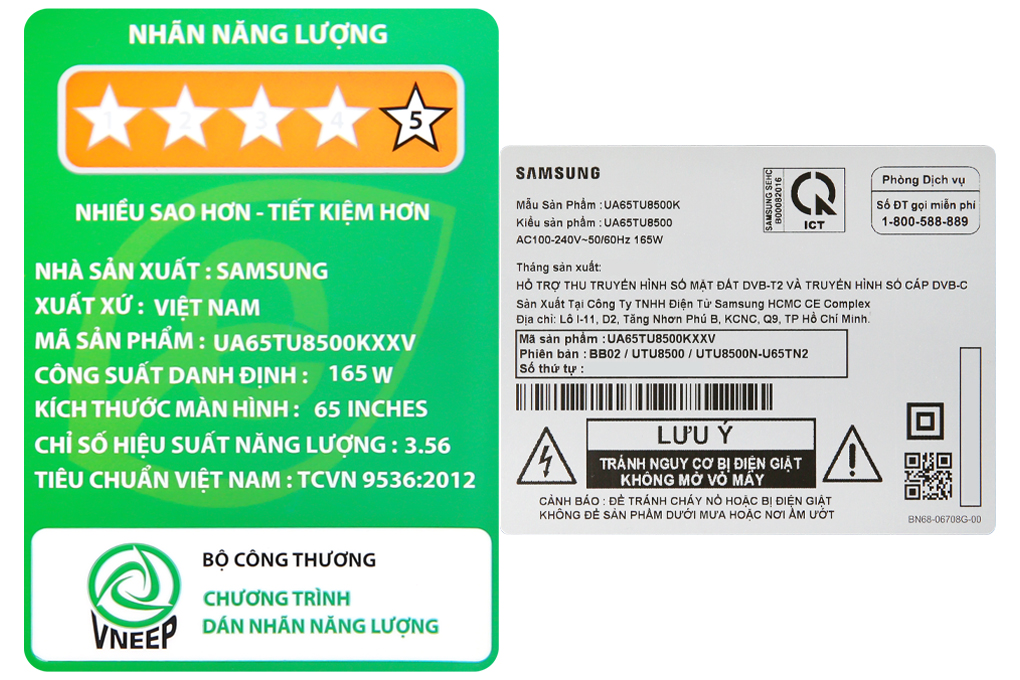 Kích cỡ màn hình 65 inch