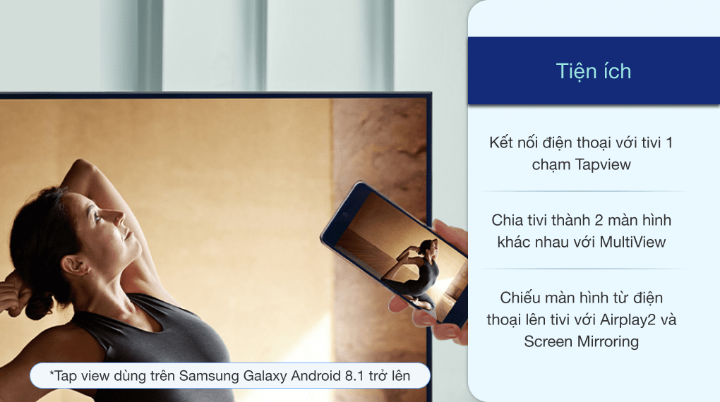 Smart Tivi Samsung 4K 43 inch UA43TU8500