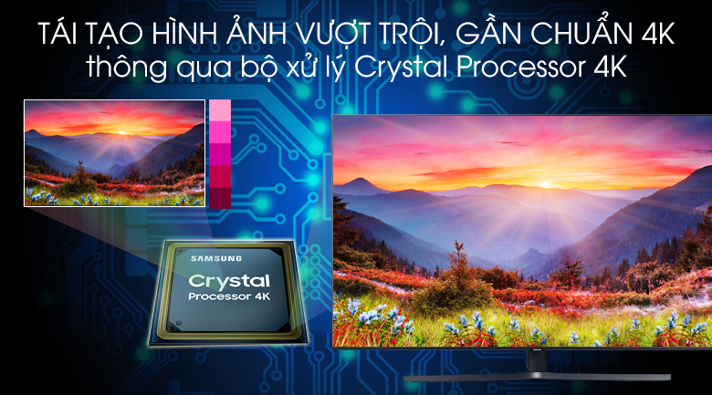 Smart Tivi Samsung 4K 43 inch UA43TU8500 - Crystal Processor 4K