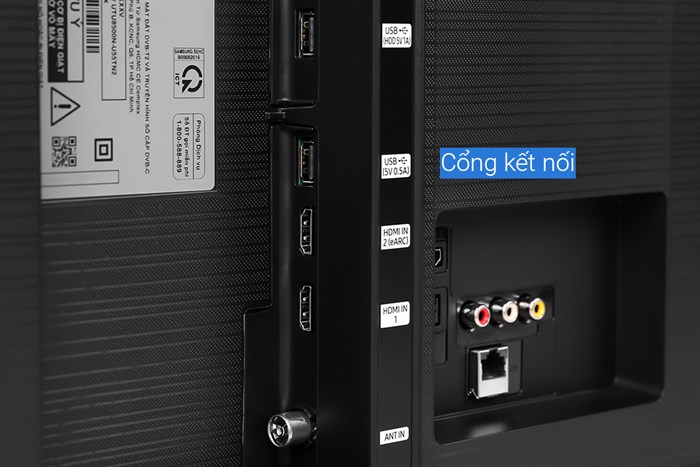 Smart Tivi Samsung 4K Crystal UHD 55 inch UA55TU8500 Màu Đen