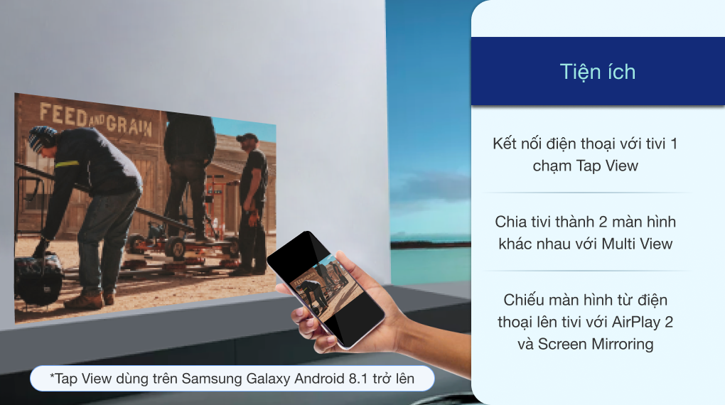 Smart Tivi QLED Samsung 4K 75 inch QA75Q70T