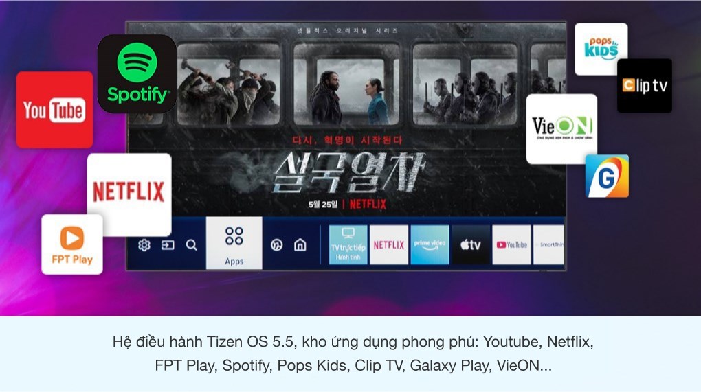 Smart Tivi QLED Samsung 4K 55 inch QA55Q70T