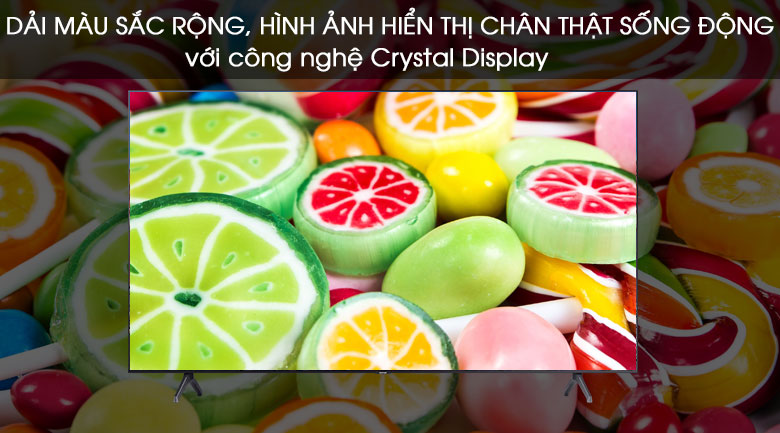 Đấm chìm trong từng khung hình rực rỡ với Crystal Display