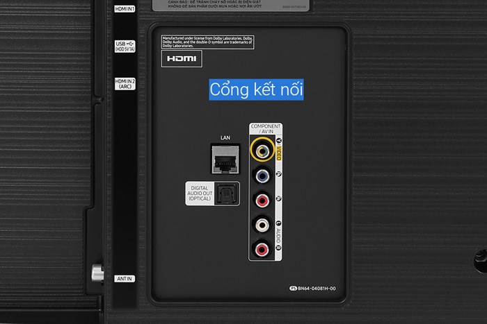 Smart Tivi Samsung 43 inch UA43T6500 Màu Đen