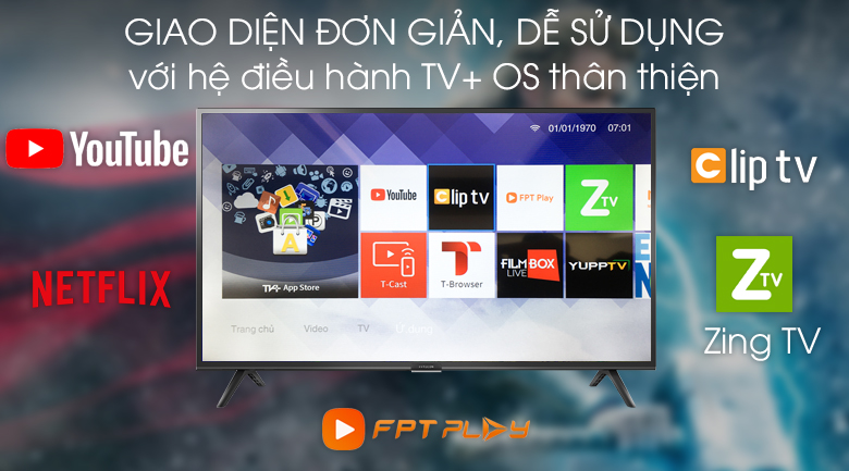 Smart Tivi FFalcon 32 inch 32SF1 - TV+ OS