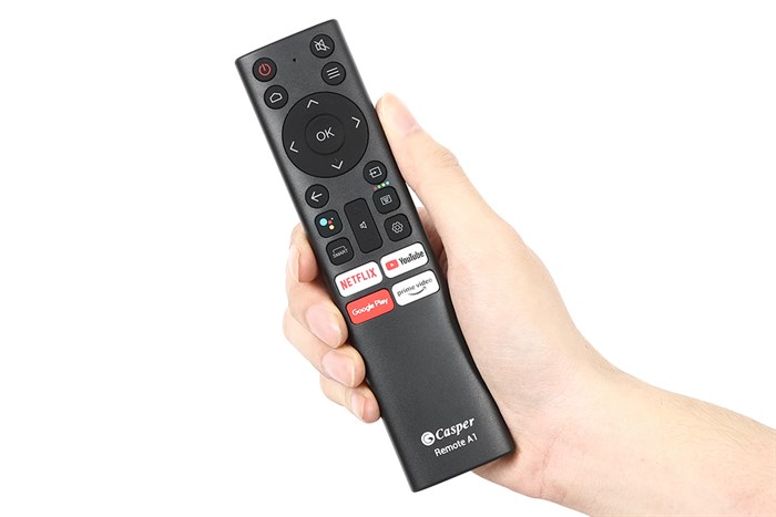 Android Tivi Casper 4K 65 inch 65UG6000 Màu Đen - Xám