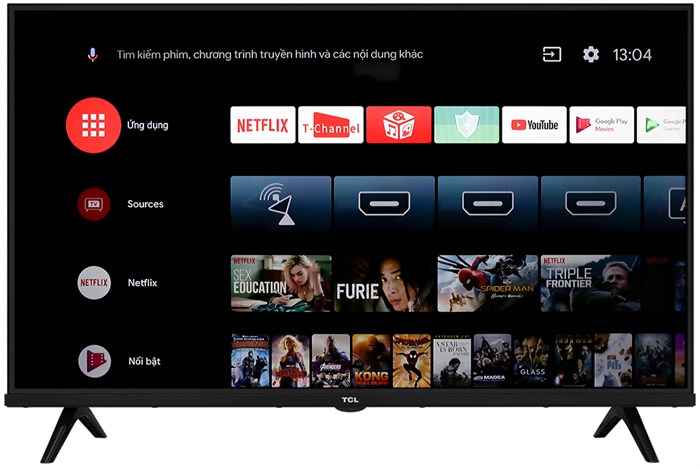 Android Tivi TCL 32 inch L32S66A Màu Đen