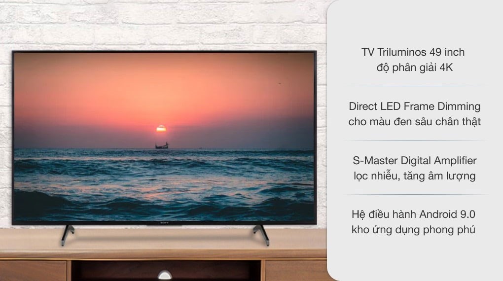 Android Tivi Sony 4K 49 inch KD-49X7500H