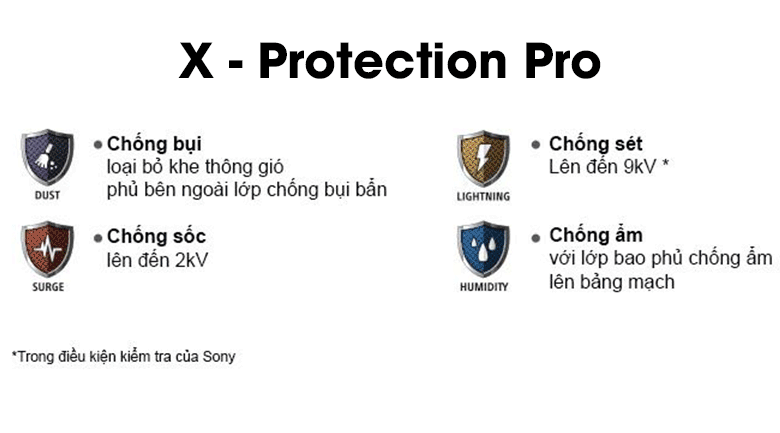 X-Protection Pro - Android Tivi Sony 4K 65 inch KD-65X7500H