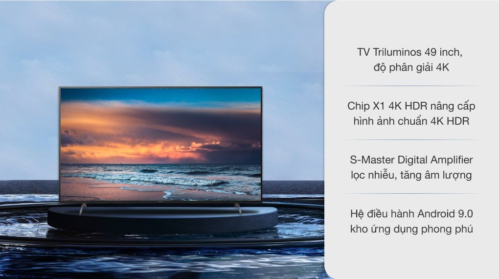 Android Tivi Sony 4K 49 inch KD-49X8000H