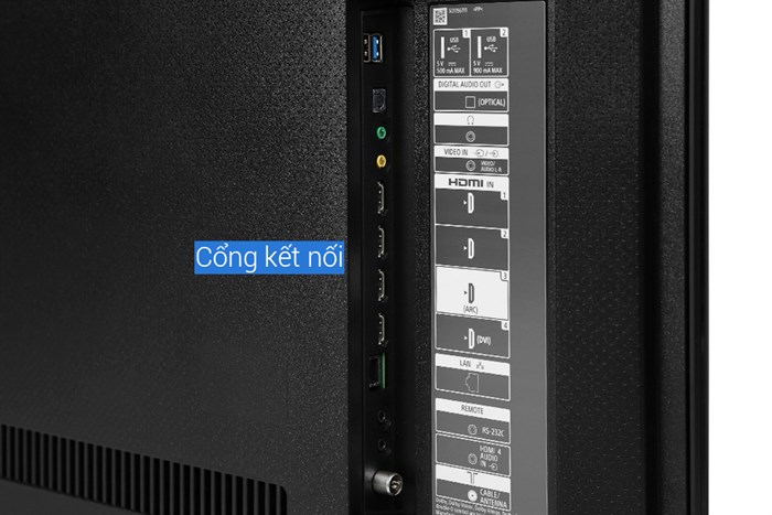 Android Tivi Sony 4K 55 inch KD-55X8000H Màu Đen