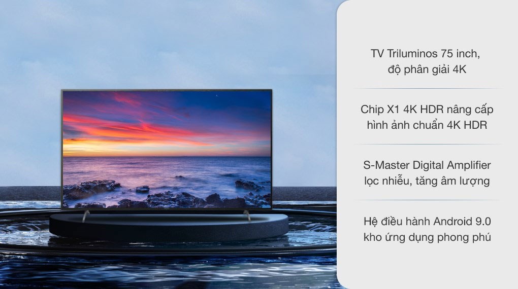 Android Tivi Sony 4K 75 inch KD-75X8000H