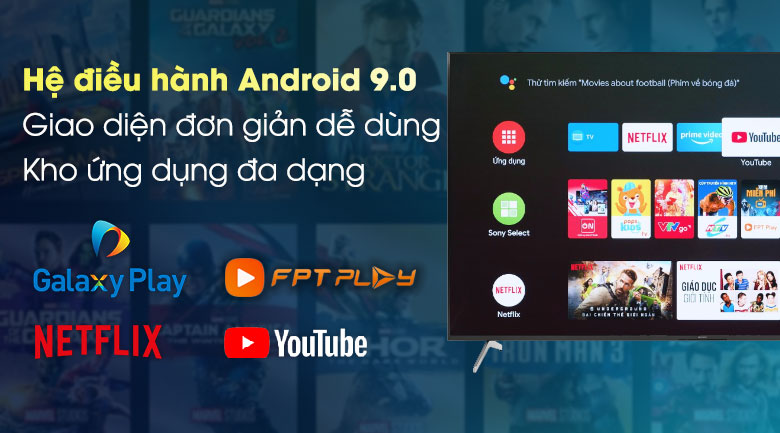 Android Tivi Sony KD-85X9000H 85 inch 4K mới 2020 (Ảnh 10)