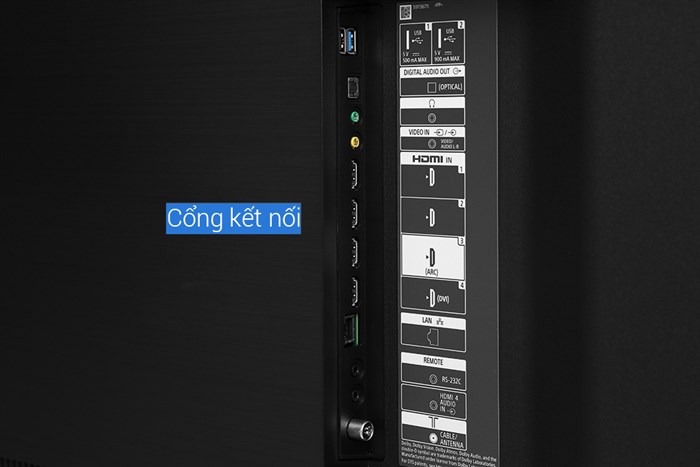 Android Tivi Sony 4K 75 inch KD-75X8000H Màu Đen