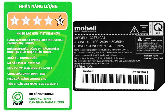 Tivi Mobell 32 inch 32T610A1