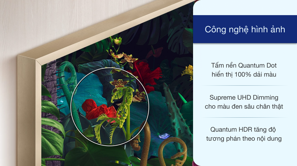Smart Tivi Khung Tranh The Frame QLED Samsung 4K 55 inch QA55LS03T