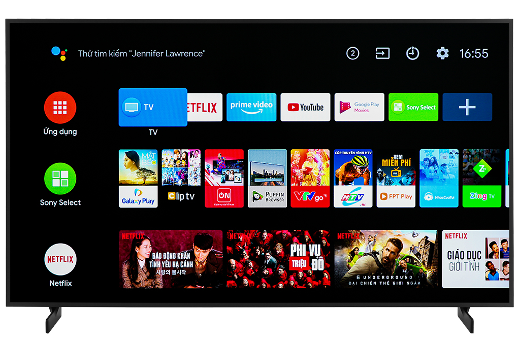 Smart Tivi Khung Tranh The Frame QLED Samsung 4K 55 inch QA55LS03T Màu Đen