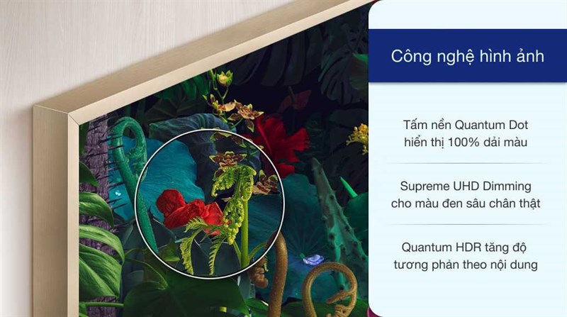 Smart Tivi Khung Tranh The Frame QLED Samsung 4K 65 inch QA65LS03T