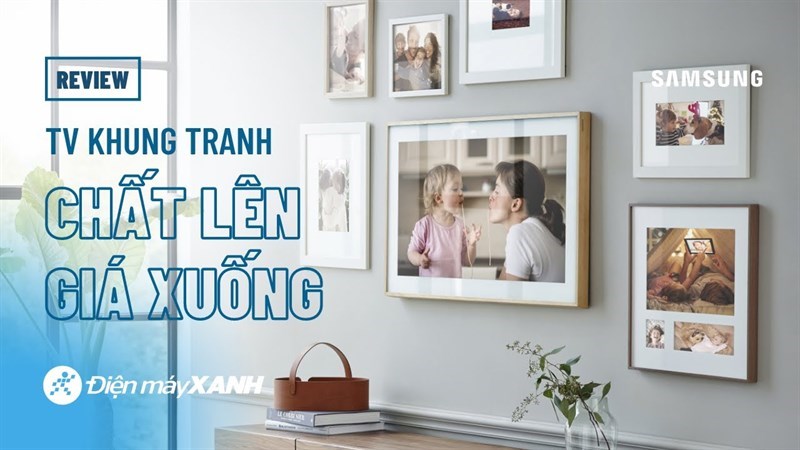 Smart Tivi Khung Tranh The Frame QLED Samsung 4K 65 inch QA65LS03T