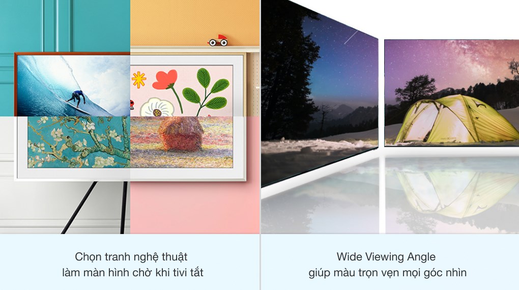 Smart Tivi Khung Tranh The Frame QLED Samsung 4K 65 inch QA65LS03T