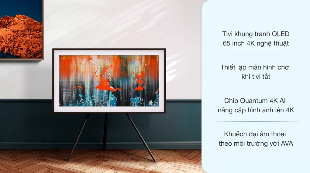 Smart Tivi Khung Tranh The Frame QLED Samsung 4K 65 inch QA65LS03T