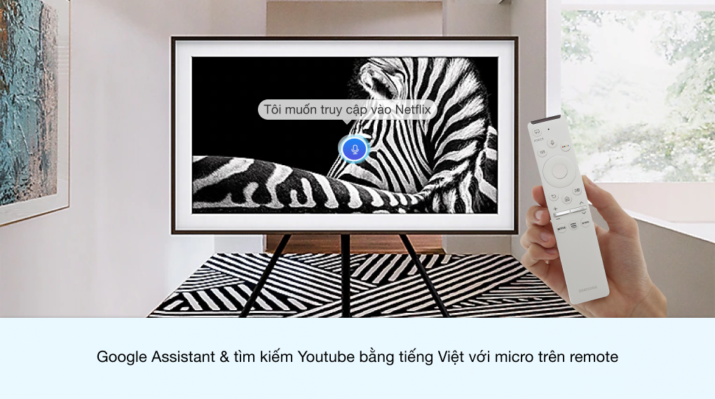 Smart Tivi Khung Tranh The Frame QLED Samsung 4K 65 inch QA65LS03T